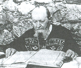 Схиигумен Савва за чтением неусыпаемой Псалтири